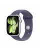 Apple Watch Series 11Â GPS + Cellular 46mm Silver Aluminium Case with Purple Fog Sport Band - M/L
