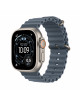 Apple Watch Ultra 3 GPS + Cellular 49mm Natural Titanium Case with Anchor Blue Ocean Band