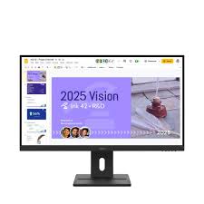 Lenovo ThinkVision E27Q-40 27'' / IPS / QHD (2560x1440) / 2x HDMI 2.1 TMDS, 1x DP 1.2 / Spk 2W x2 / 3Y Exc