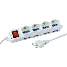 Multipresa 12 - 4 Shuko+8 Ita Bipasso con Interruttore