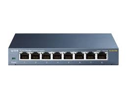 SWITCH 8P Gigabit TL-SG108 Metal Supports GMP Snooping IEEE802.1p QoS, Plug&Play -Garanzia 3 anni Fino:31/03