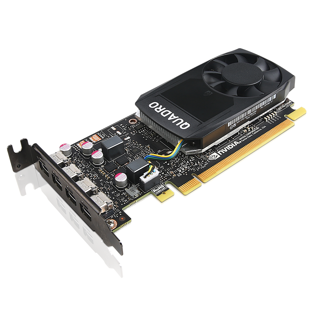 Lenovo VGA ThinkStation Nvidia Quadro P1000 Graphics Card with LP Bracket 