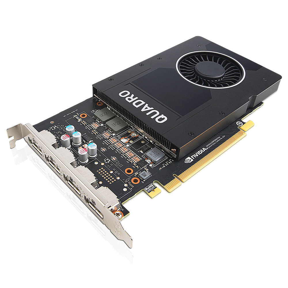 Lenovo VGA ThinkStation Nvidia Quadro P2000 con 5 GB di memoria GDDR5. porta Mini DP 4 e staffa HP