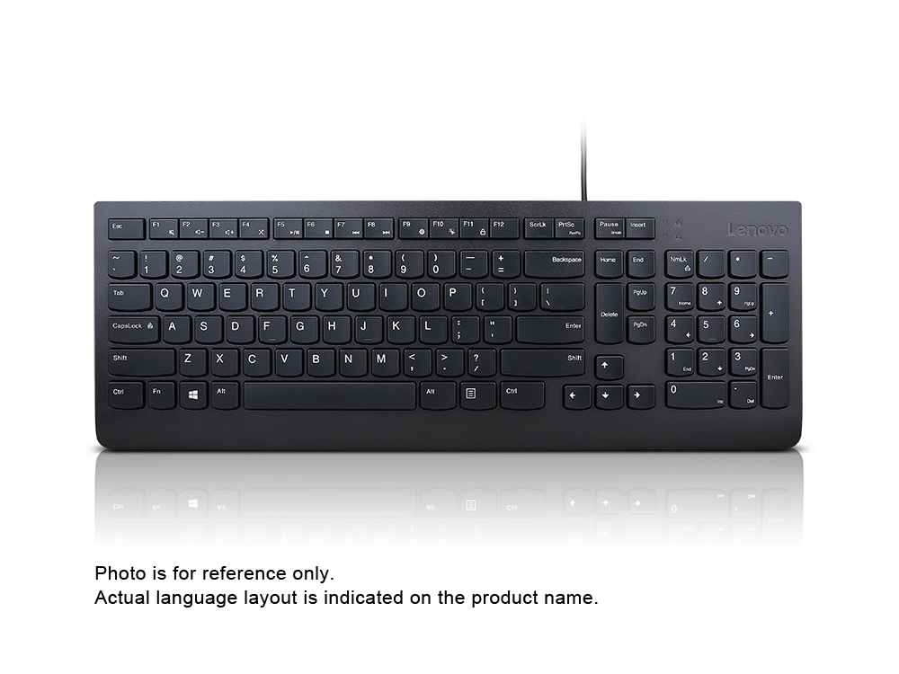 Lenovo Tastiera Essential Wired Keyboard - Italian (141)