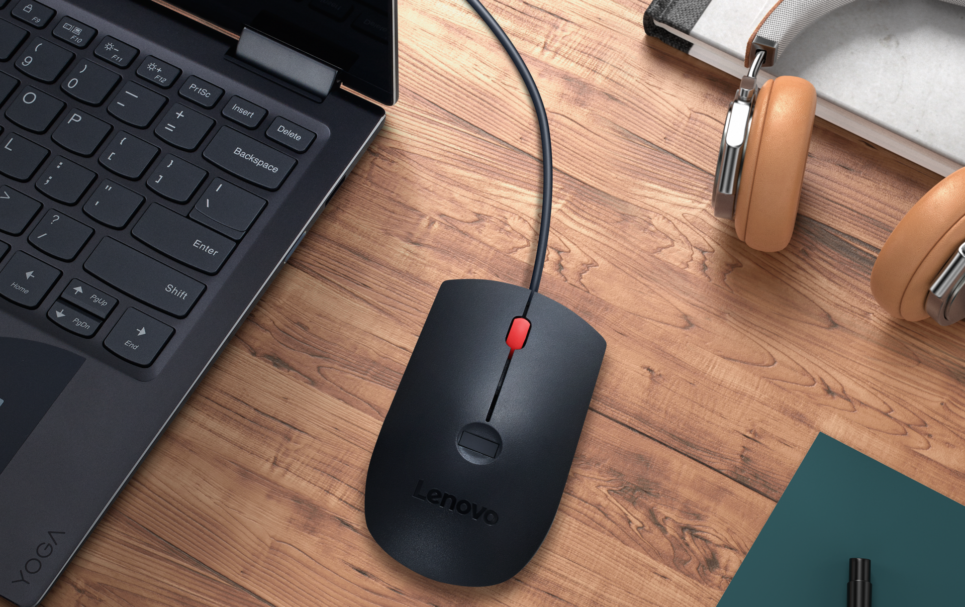 Lenovo Mouse Fingerprint Biometric Wired