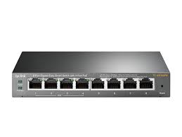 SWITCH 8P Gigabit TL-SG108PE Easy Smart 4P PoE IGMP Snooping MTU/port/Tag-based VLAN QoS -Garanzia a vita