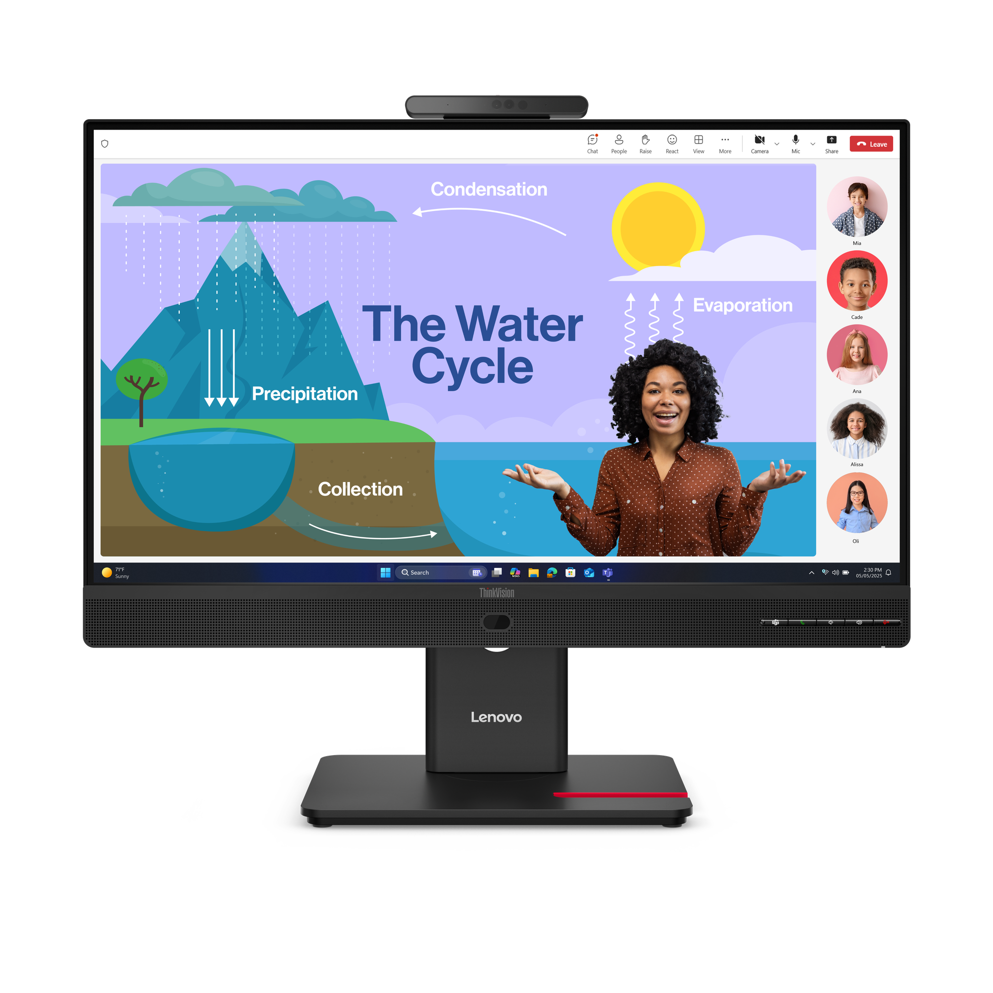 Lenovo ThinkVision T24D-4v - 23.8 / FHD / IPS / 16:9 / 250 cd / Sp 5Wx2 / 3Y
