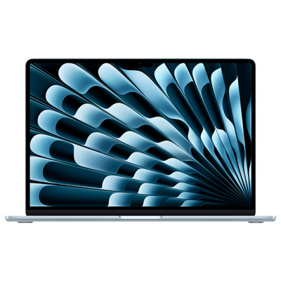 15-inch MacBook Air: Apple M5 chip with 10-core CPU and 10-core GPU, 16GB, 512GB SSD - Sky Blue